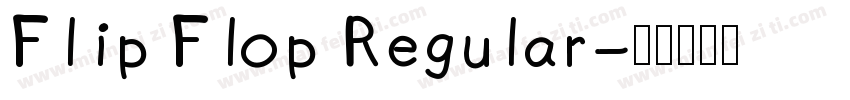 Flip Flop Regular字体转换